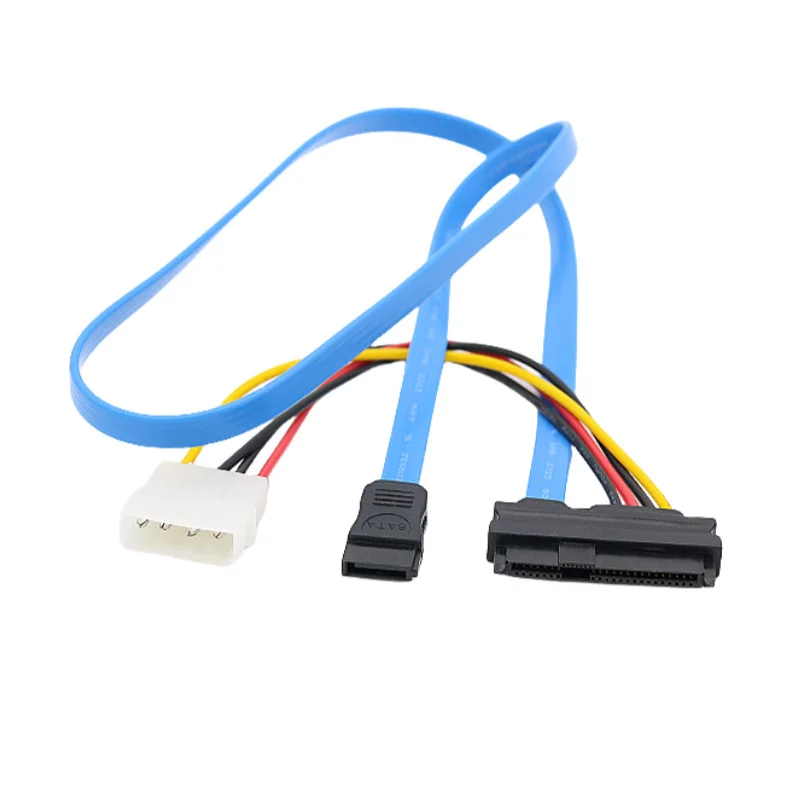 0,7 м SFF-8482 SAS29-контактный кабель для передачи данных жесткого диска SAS-SATA Серверный встроенный соединительный кабель питания и данных