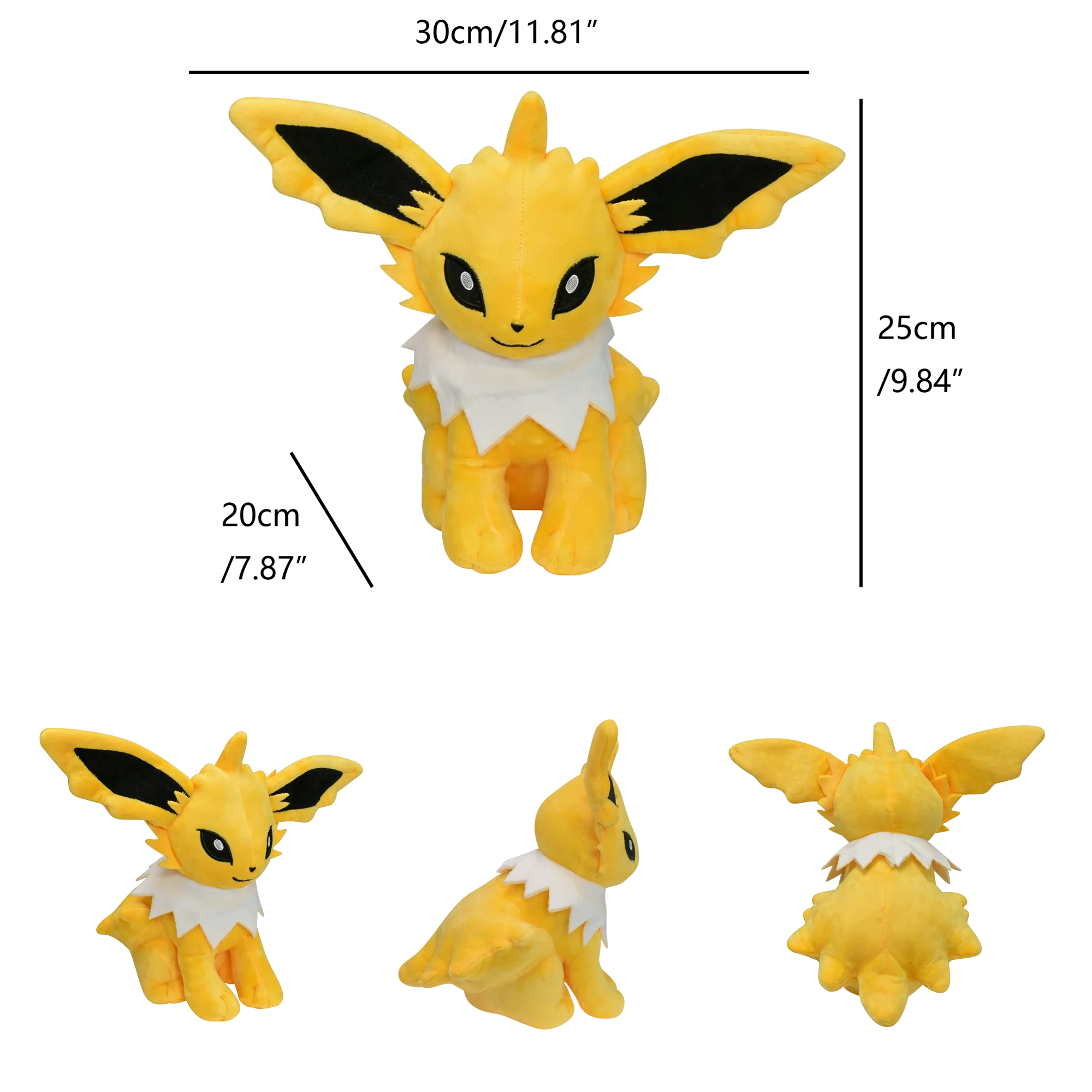 Sylveon Umbreon Espeon Leafeon Plüschtiere, niedliche Eevee-Kuscheltiere, Peluche-Puppen für Kinder, Geschenke mit Sammlerwert, 24 cm – Detail 10