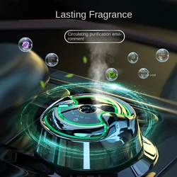 Car Intelligent Fragrance Perfume Interior Decorations Automatic Spray Aluminum Alloy Seat Type High-grade Remove Peculiar Odors