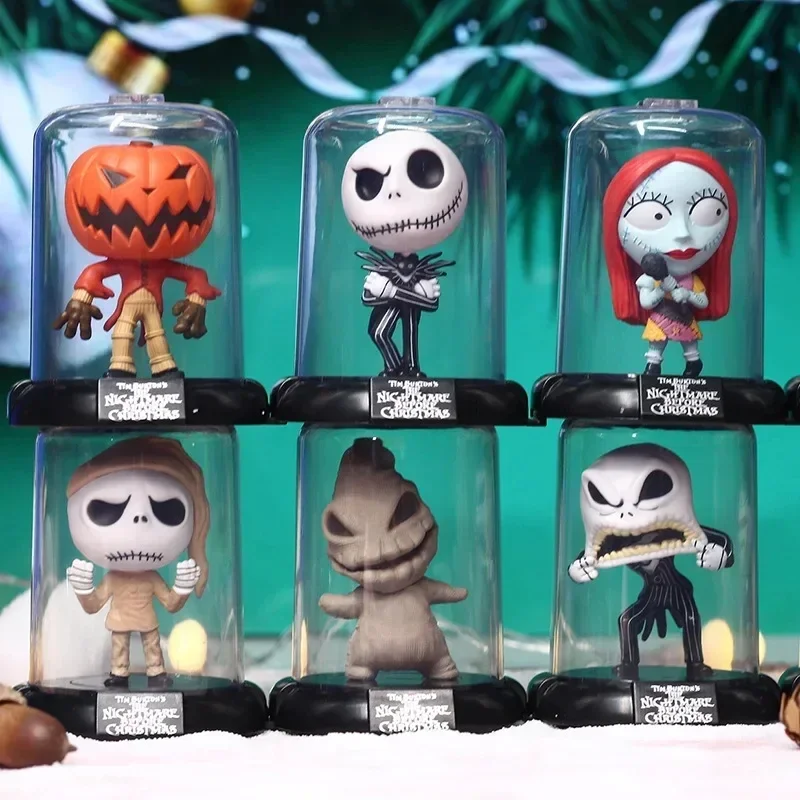 Disney The Nightmare Before Christmas Collection Action Figure Mystery Toy Boxs Sally Jack Blind Box Halloween Collectible Model