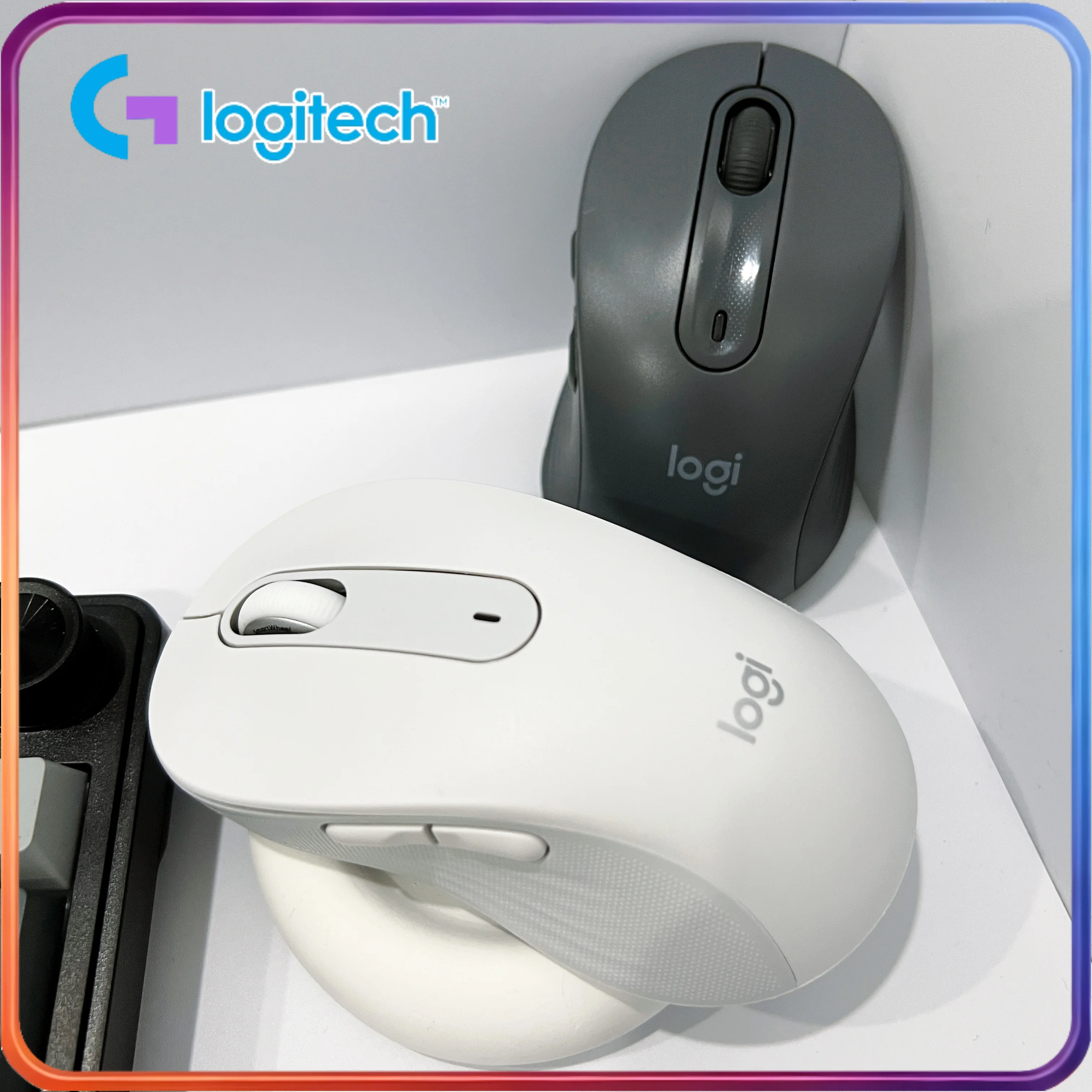 

Logitech M650/M650L Wireless Portable Mouse: Simple and compact design, allowing for effortless and free work on the go.