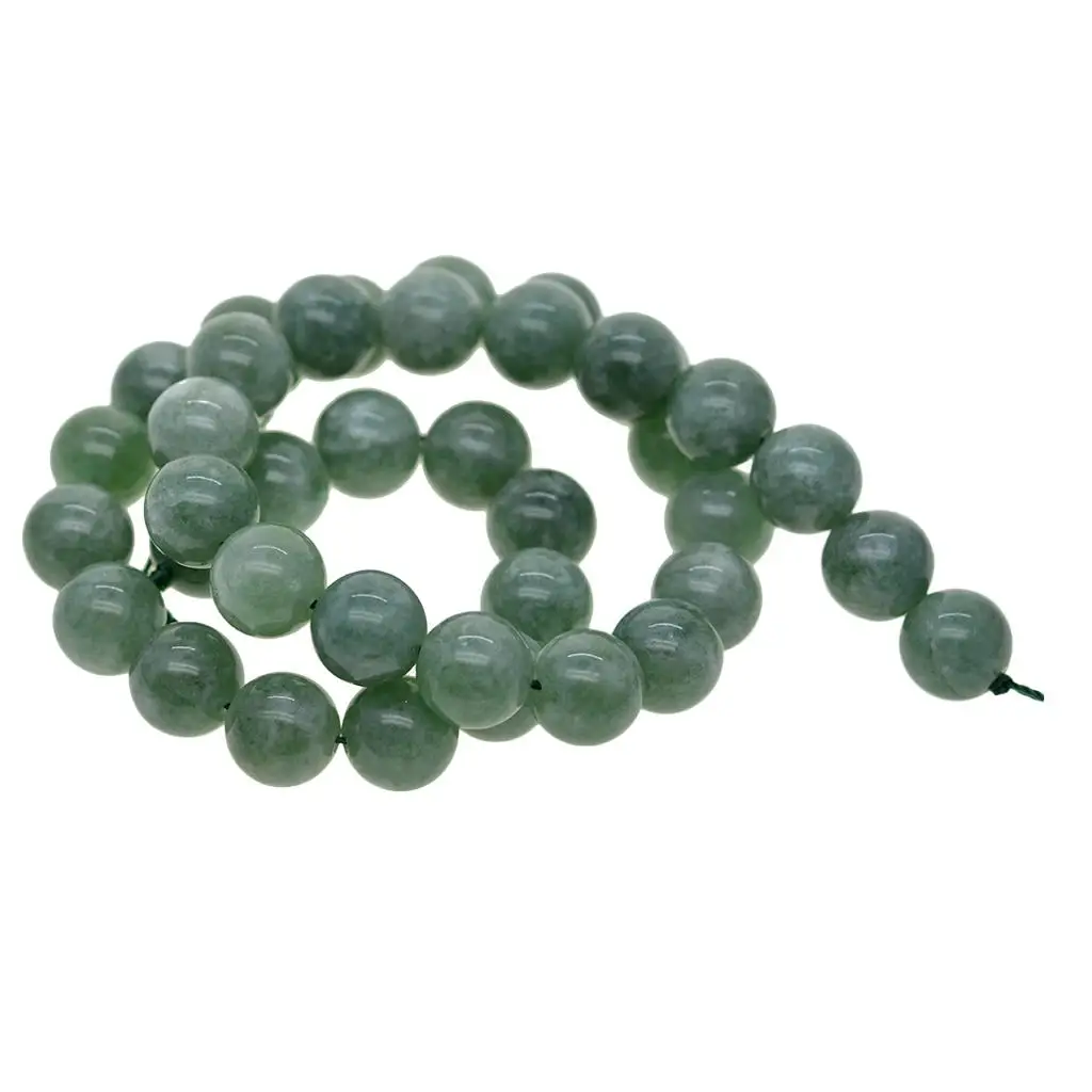 Jade Round Spacer Beads Jewelry Making Materials Loose Natural Stone Beads for Necklace Bracelet and Earring DIY
