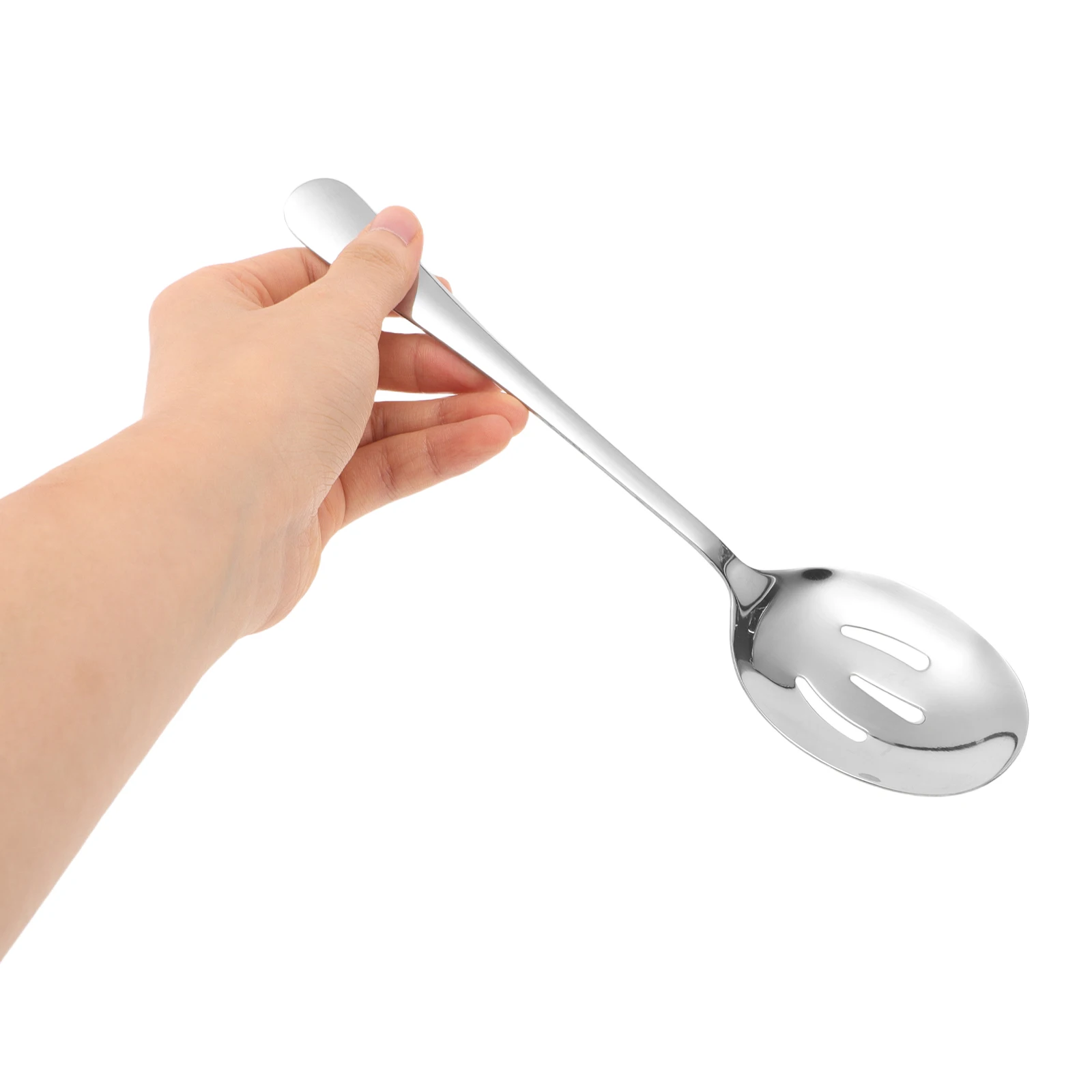 

Сервировочная ложка из нержавеющей стали, шведский стол, кейтеринг, посуда для кухонных ложок, большая ресторанная ложка