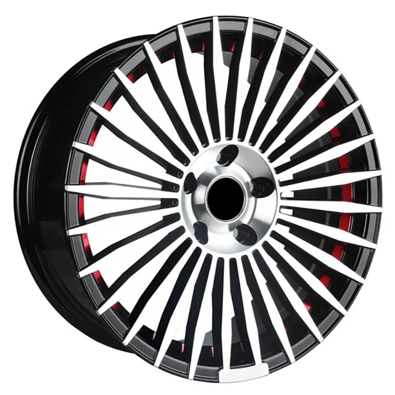 15 inch Alloy carrims5x100 car rims 5X100 black machine face via jwl quality aluminum alloy car wheel