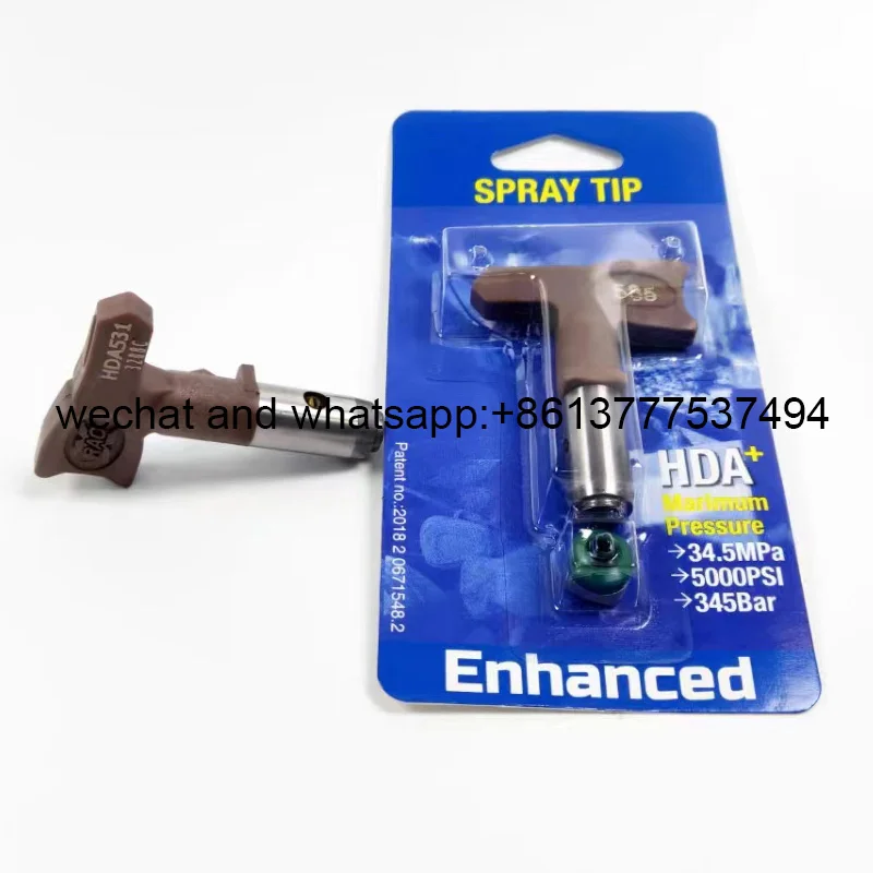 HDA Airless Paint Nozzles ,Reversible Spray Tips Airless Paint Sprayer Nozzle Tips Airless Sprayer Spraying Machine Parts