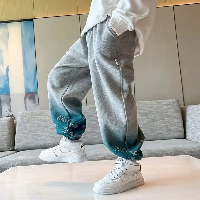 Boys' Pants New Summer Children's Handsome Sports Pants Boys' Pi Shuai Spring Wear Big Children's Guard Pants image 3