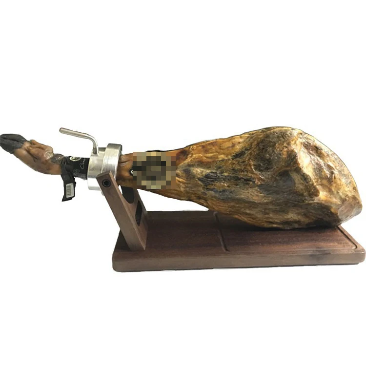 Spain Italian Prosciutto Kitchen Tongs Wooden Ham Holder Stand