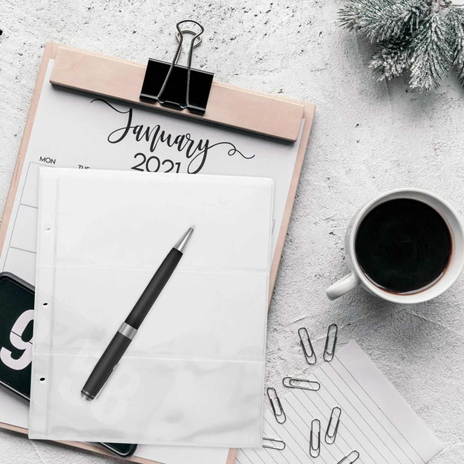 

1 Bag Clear Paper Money Holder PVC Banknote Protective Sleeve Portable Album Bill Storage Packet