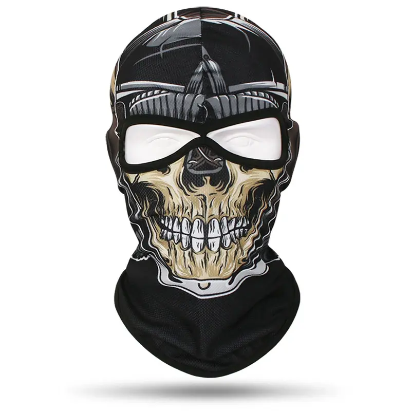 2 Holes Balaclava Skull Full Face Mask Unisex Head Cover Motorcycle Mask Cycling Headgear Hat MTB Bike Bicycle Helmet Liner Caps - Image 3