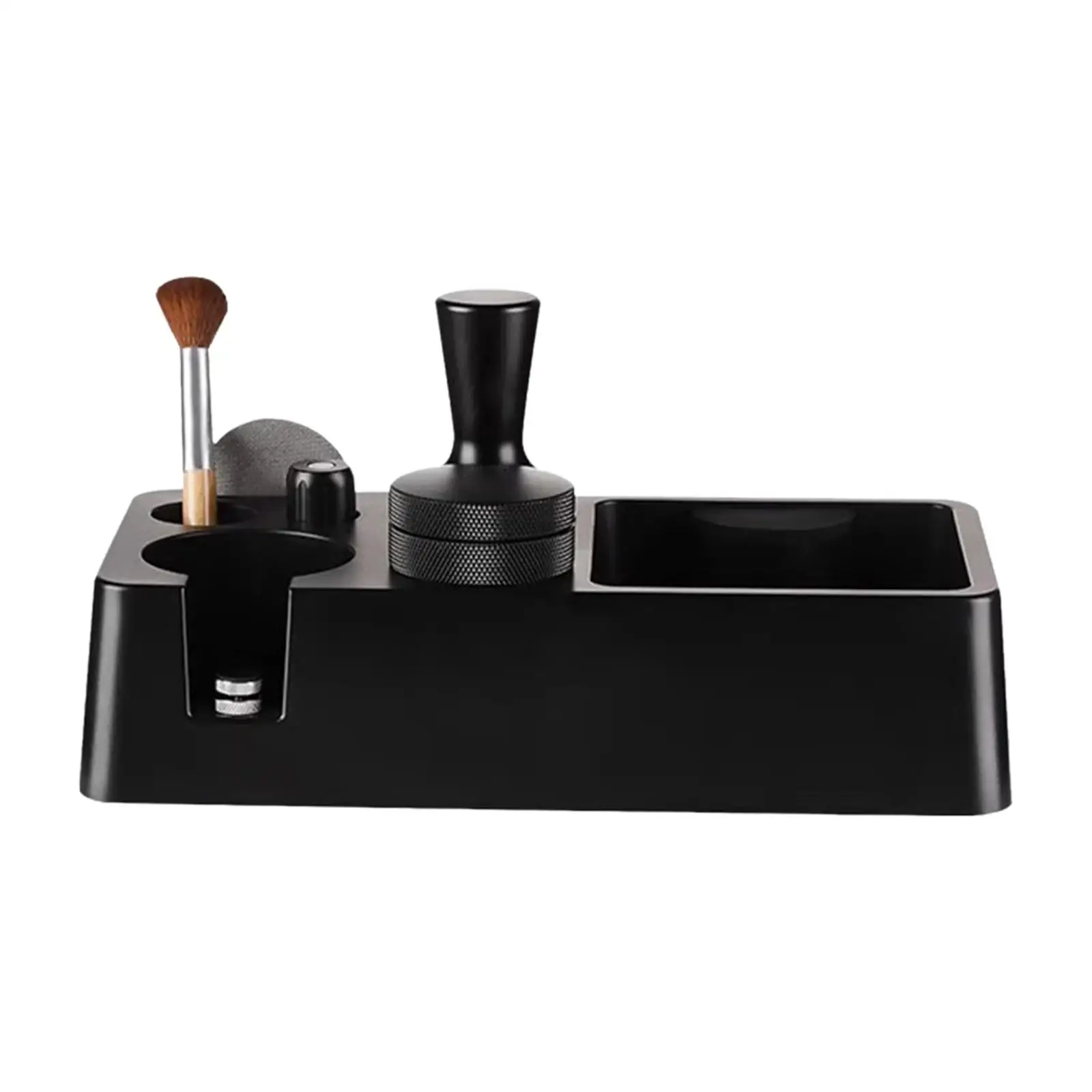 Espresso Knock Box Tamper Station Portafilter Barista Tool ,Espresso Organizer Box Espresso Accessories for Coffee Bar
