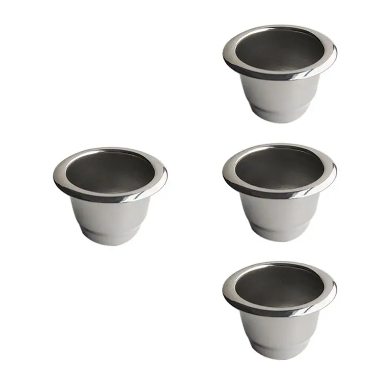ABSE-40Pcs For Nespresso Refillable Coffee Capsule Coffee Filter Reusable Coffee Pod Reusable Cafe Machine DIY