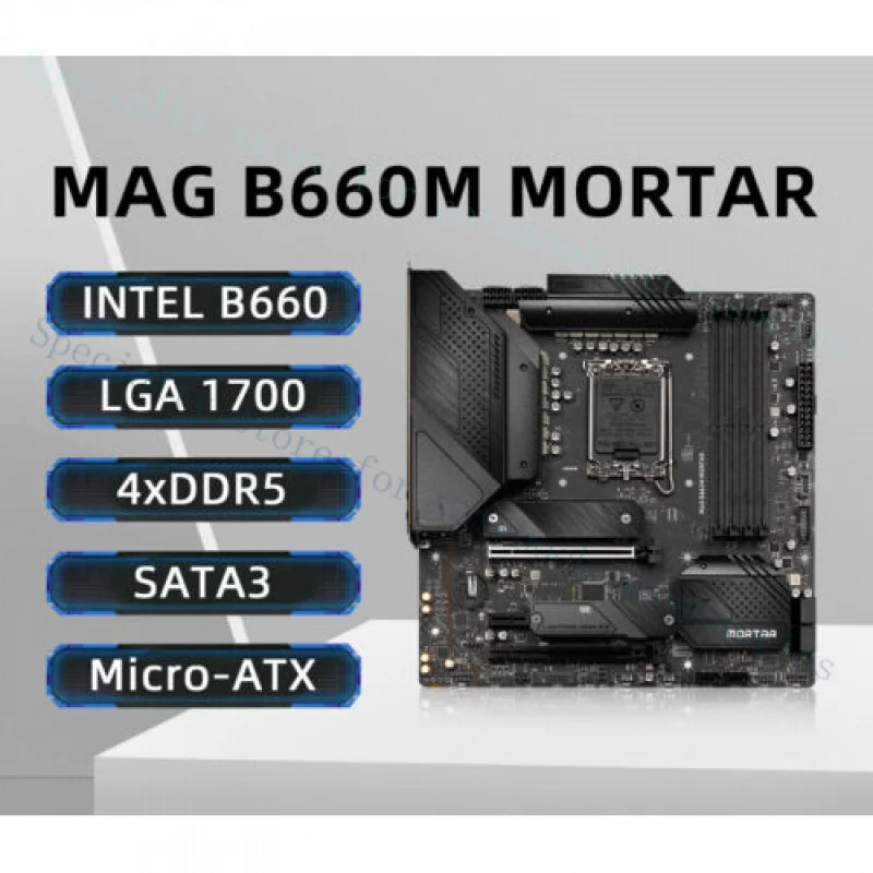 

A++For MSI MAG B660M MORTAR Motherboard Support i9/i7-14th i3/i5-12th CPU DDR5