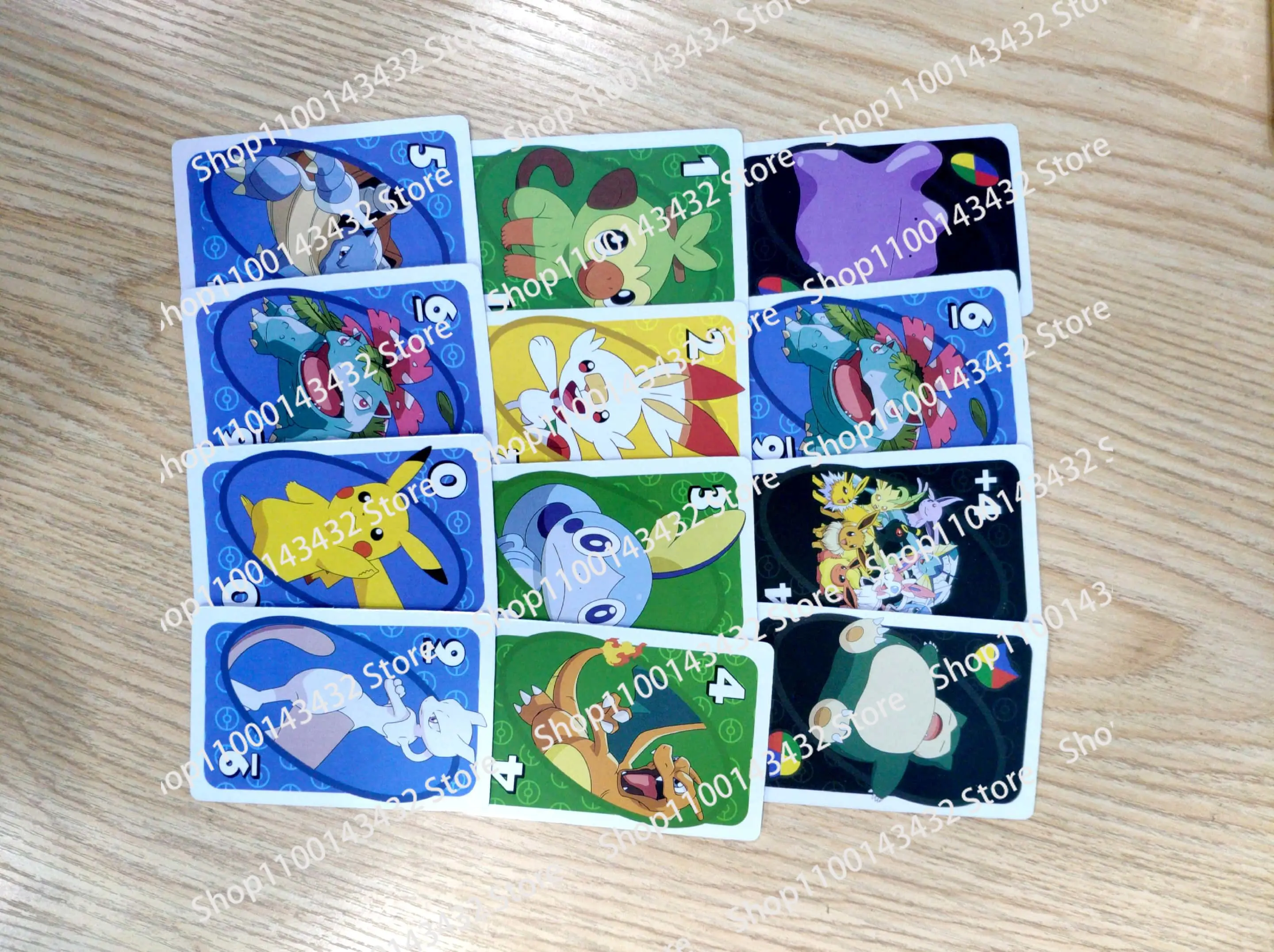 ONE UNO! ! Pokemon Anime Board Games Playing Cards UNO Christmas Card Table Game for Children Adults Kid Birthday Gift Toy