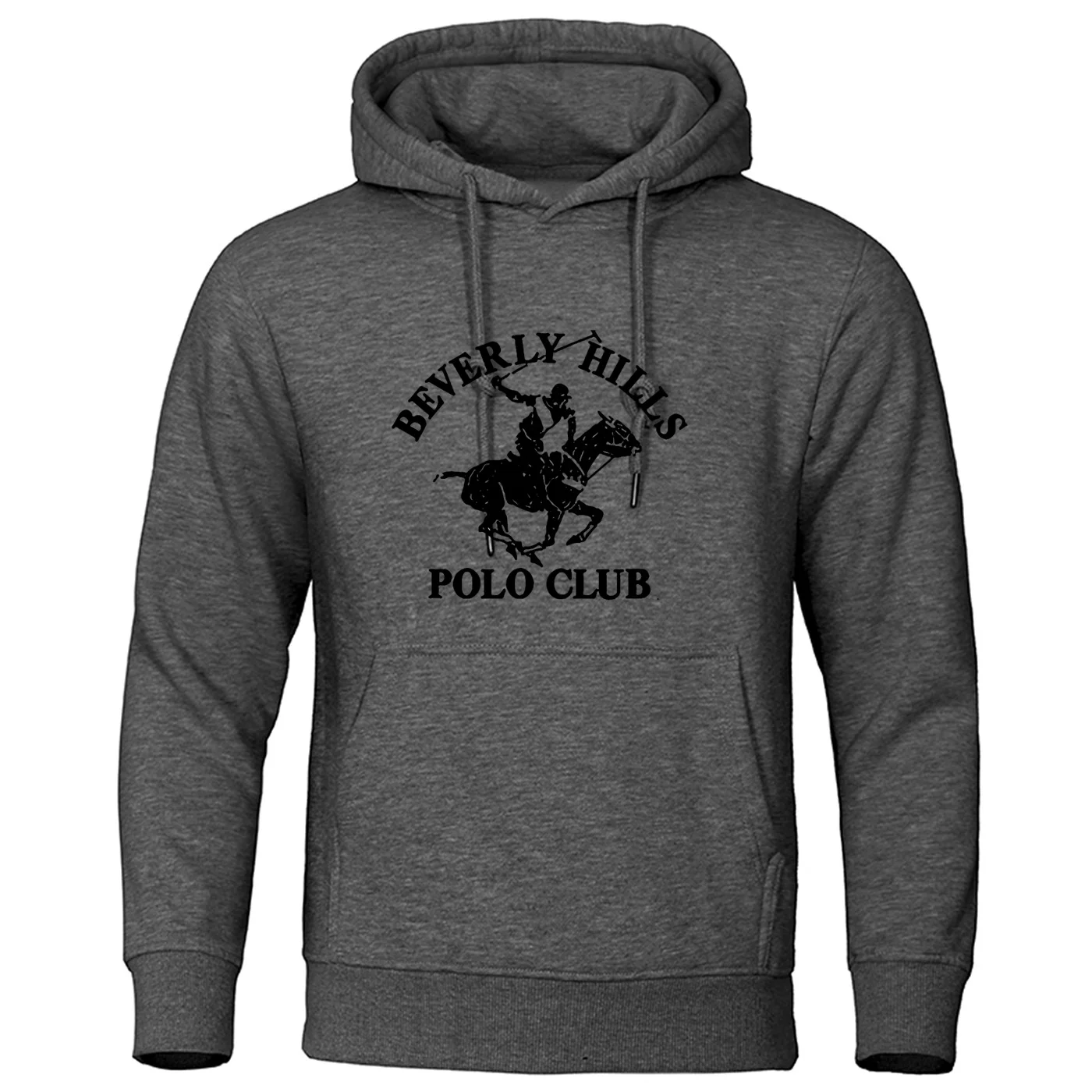 Beverly Hills Polo Club Popular Women\'s Autumn/Winter Round Neck Hoodie Printed Casual Loose Women\'s Long sleeved Sweater