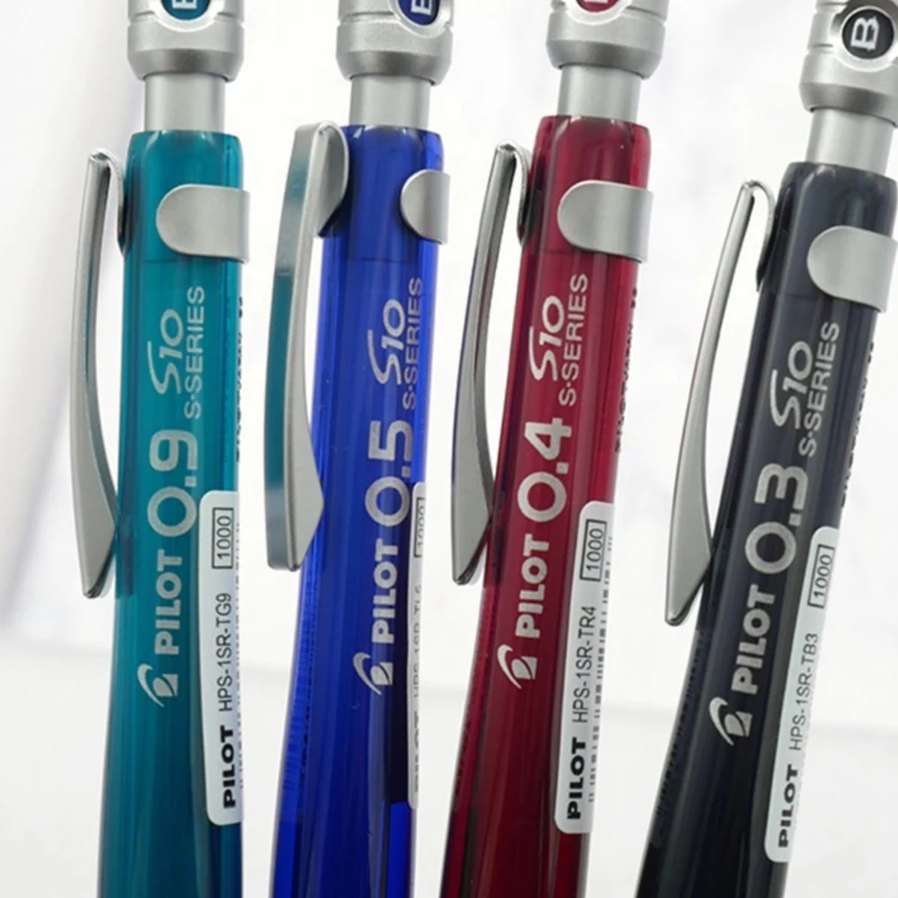 

Металлический механический карандаш Pilot S10 с низким центром тяжести, 0.5мм, 0.4мм, 0.3мм, 0.7мм, школьные принадлежности