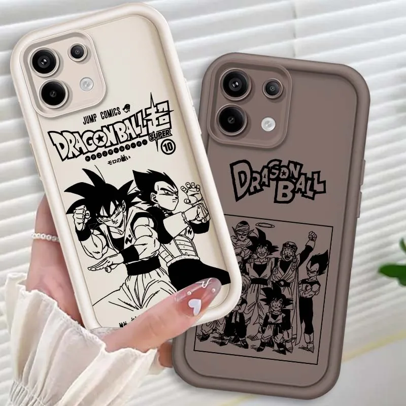 

Dragon Ball Vegeta Goku For Xiaomi Mi Poco X3 X4 X5 X6 M4 M5 M5s M6 F4 F5 F6 Pro GT Plus 5G Eye Ladder Phone Case