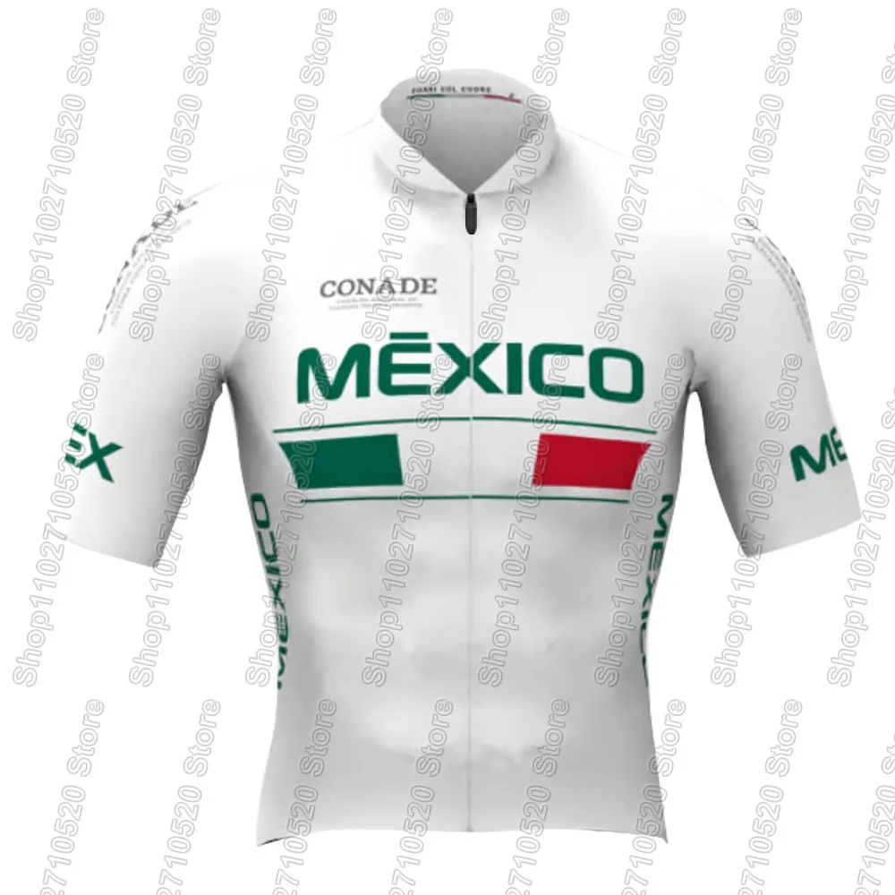 Mexico National Team Cycling Jersey 2026 Set Summer Green Clothing Road Bike Shirts Suit Bicycle Bib Shorts MTB Ropa Maillot