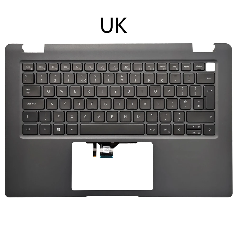 NUOVA tastiera US/latino/spagnolo/UK retroilluminata per Dell Latitude 3440 E3440 custodia superiore con poggiapolsi 0R2DCD