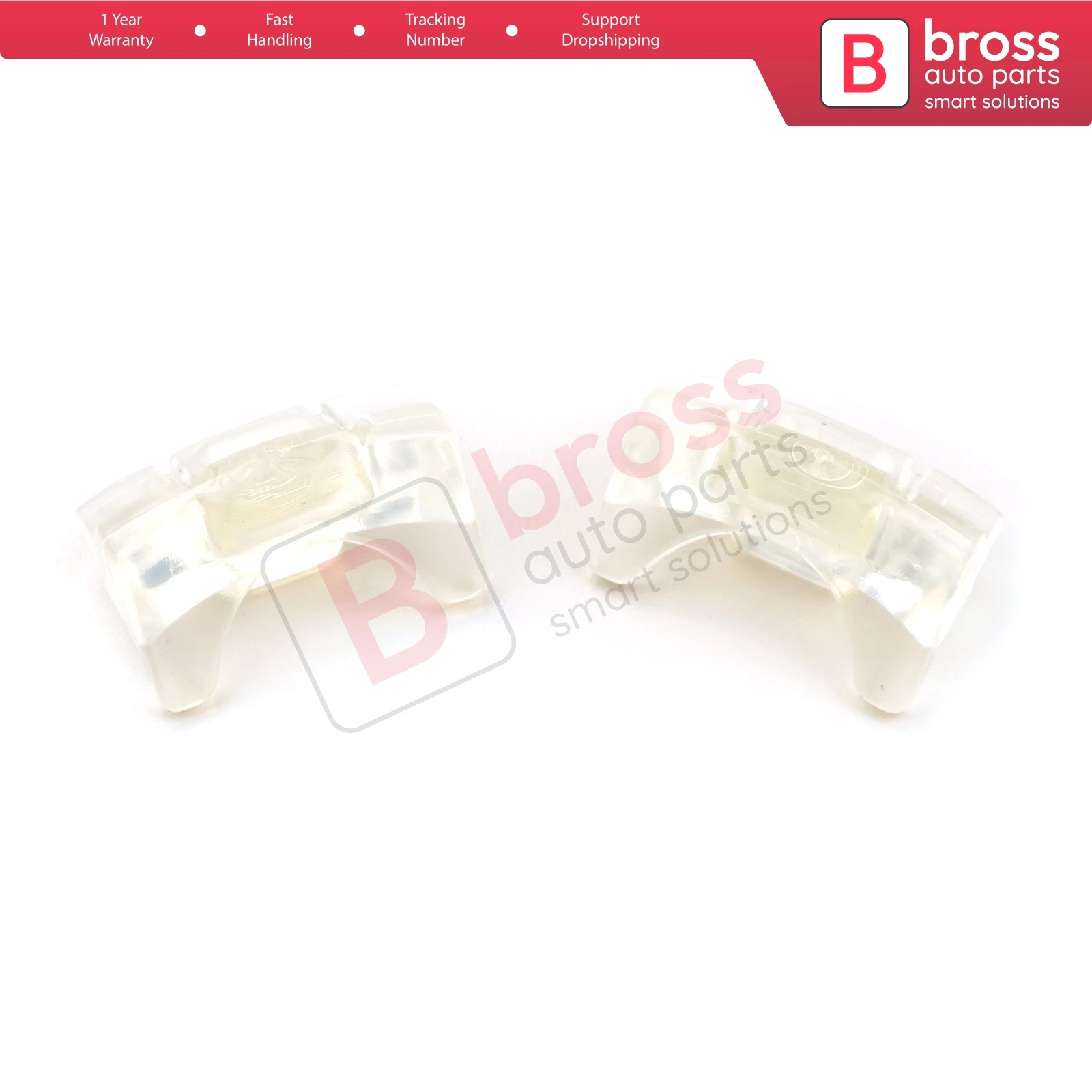 

BDP550 2 Pieces Front Seat Rail Runner Guide Clips: 435881203A for Beetle Golf Passat Polo Caddy Scirocco Golf Cabriolet Vento