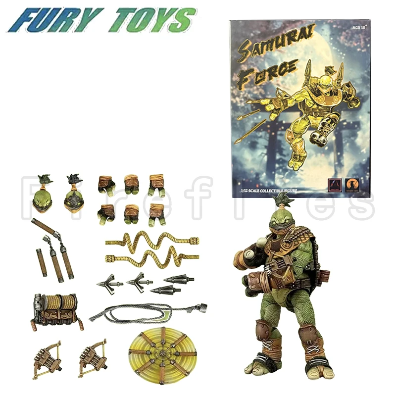 5inches Fury Toys Action Figure Samurai Turtles Wave 3 Rage Summer