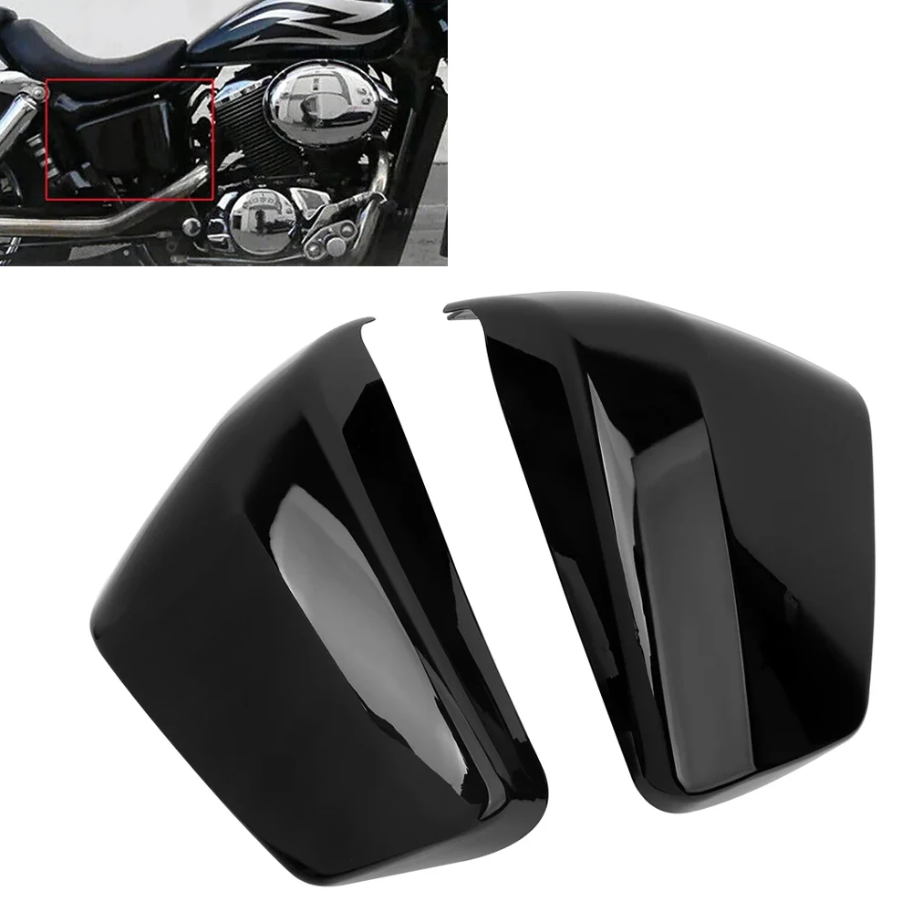 

Motorcycle Gloss Black Battery Side Fairing Cover For Honda Shadow Aero VT750 VT750C2 2004-2013