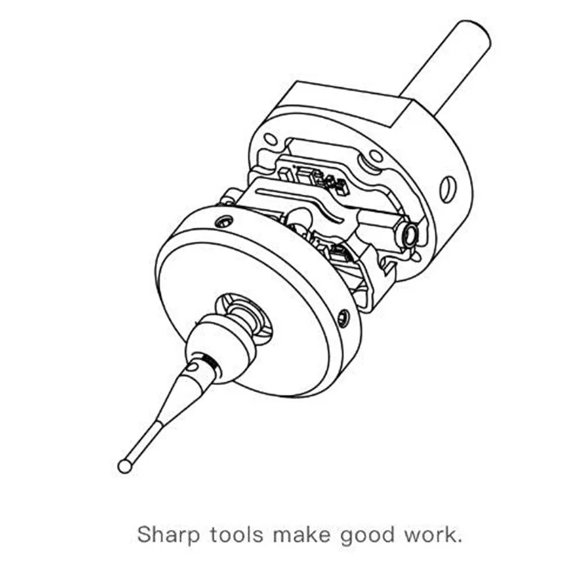 Nueva tecnología CNC, último buscador de bordes de sonda táctil 3D antivuelco V6 para encontrar la sonda CNC de escritorio central Compatible con y Grbl A