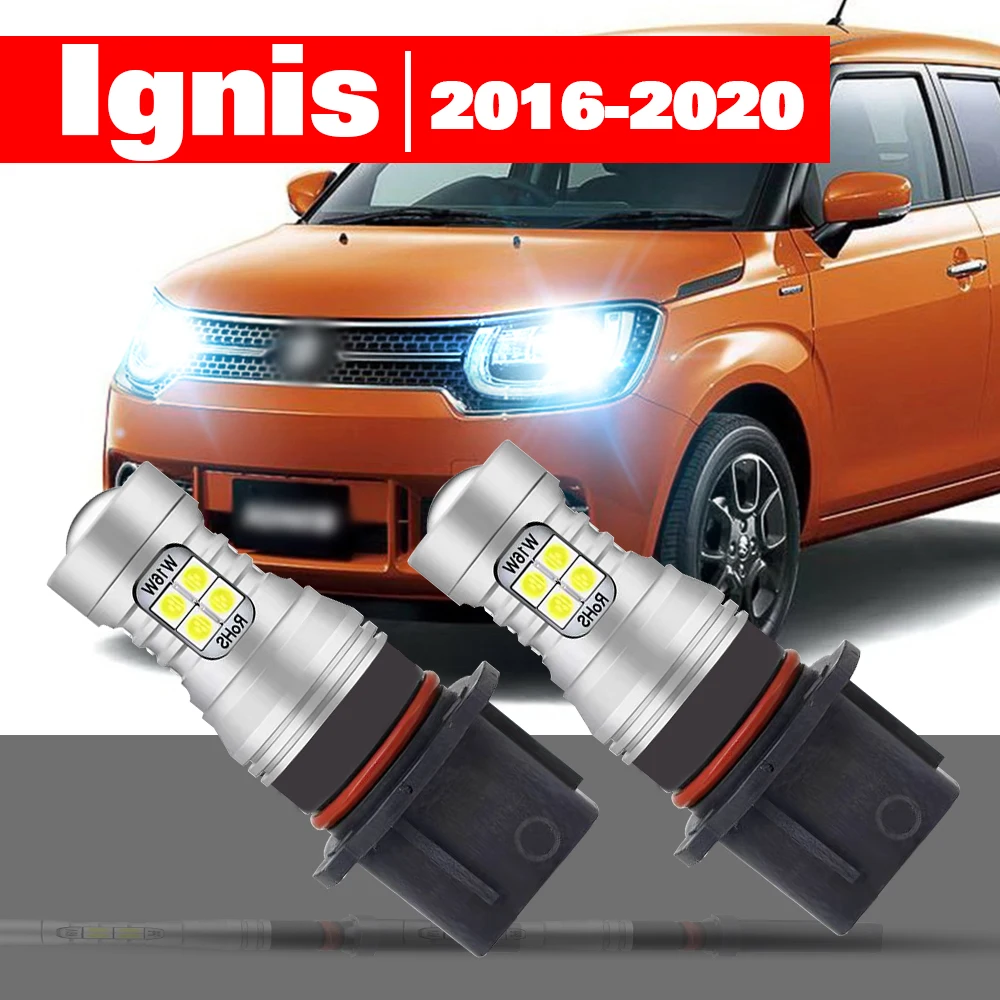 

For Suzuki Ignis 3 2016-2020 2pcs LED Daytime Running Light DRL Accessories 2017 2018 2019