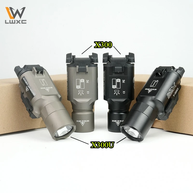 

Тактический SF X300 X300U Ultra Scout Light Металлический пистолет Светодиодный фонарь Подходит для рейки 20 мм Страйкбол Подвесной охотничий фонарик Подходит для рейки 20 мм