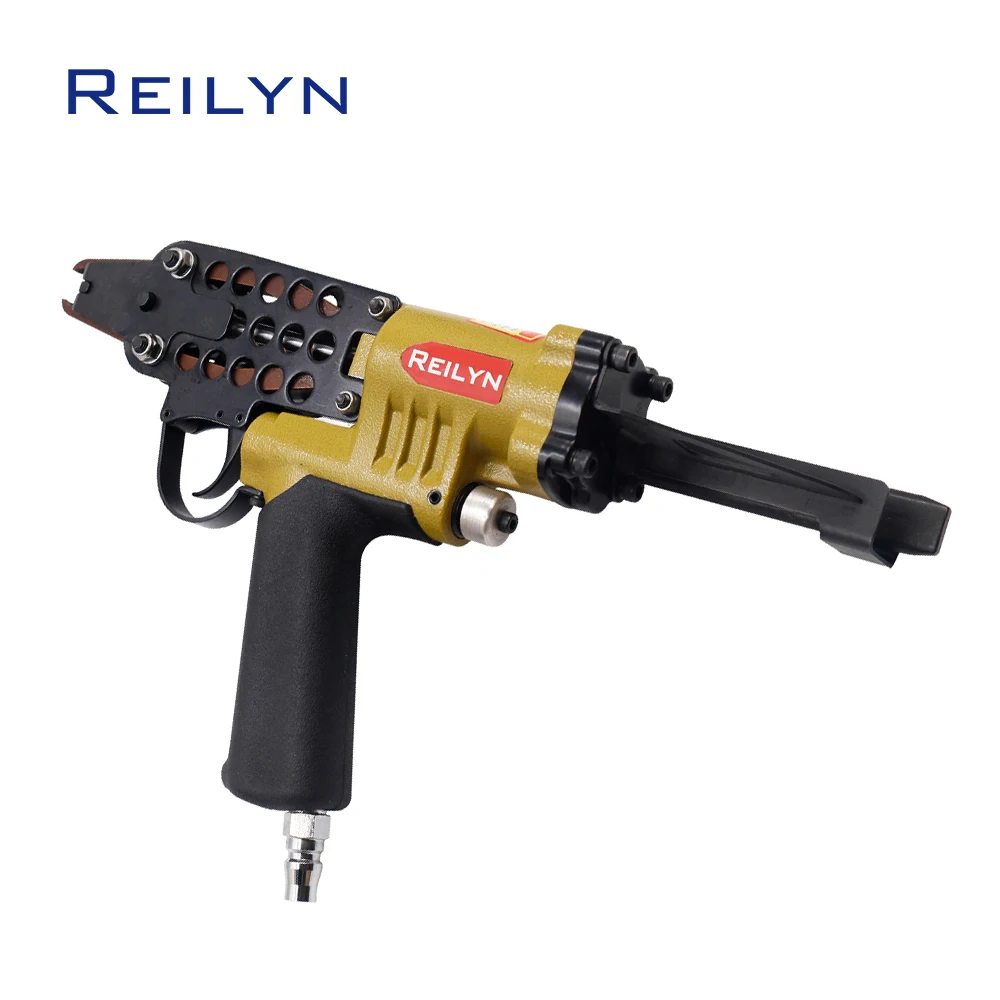 Pneumatic C-ring Nailer SC760C-I2 SC7E-I2 Hog Ring Plier Upgrade Trigger C-type Stapler for Fencing Wire Cages Mattress Assembly