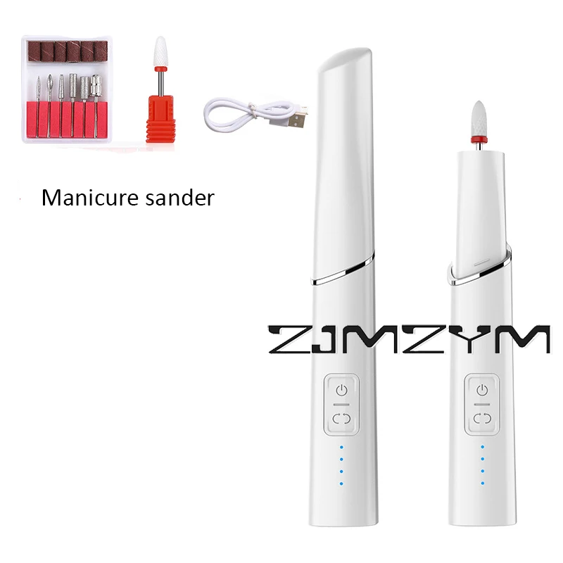 USB Electric Nail Sander Charging Electric Nail Sharpener Portable Sander Nail Tool For Polishing Remove Dead Skin