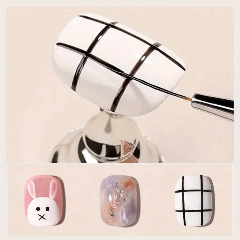 Nail art color drawing brush, nail glue extension brush eyeliner brush set, French stripe nail eyeliner brush, nail brush