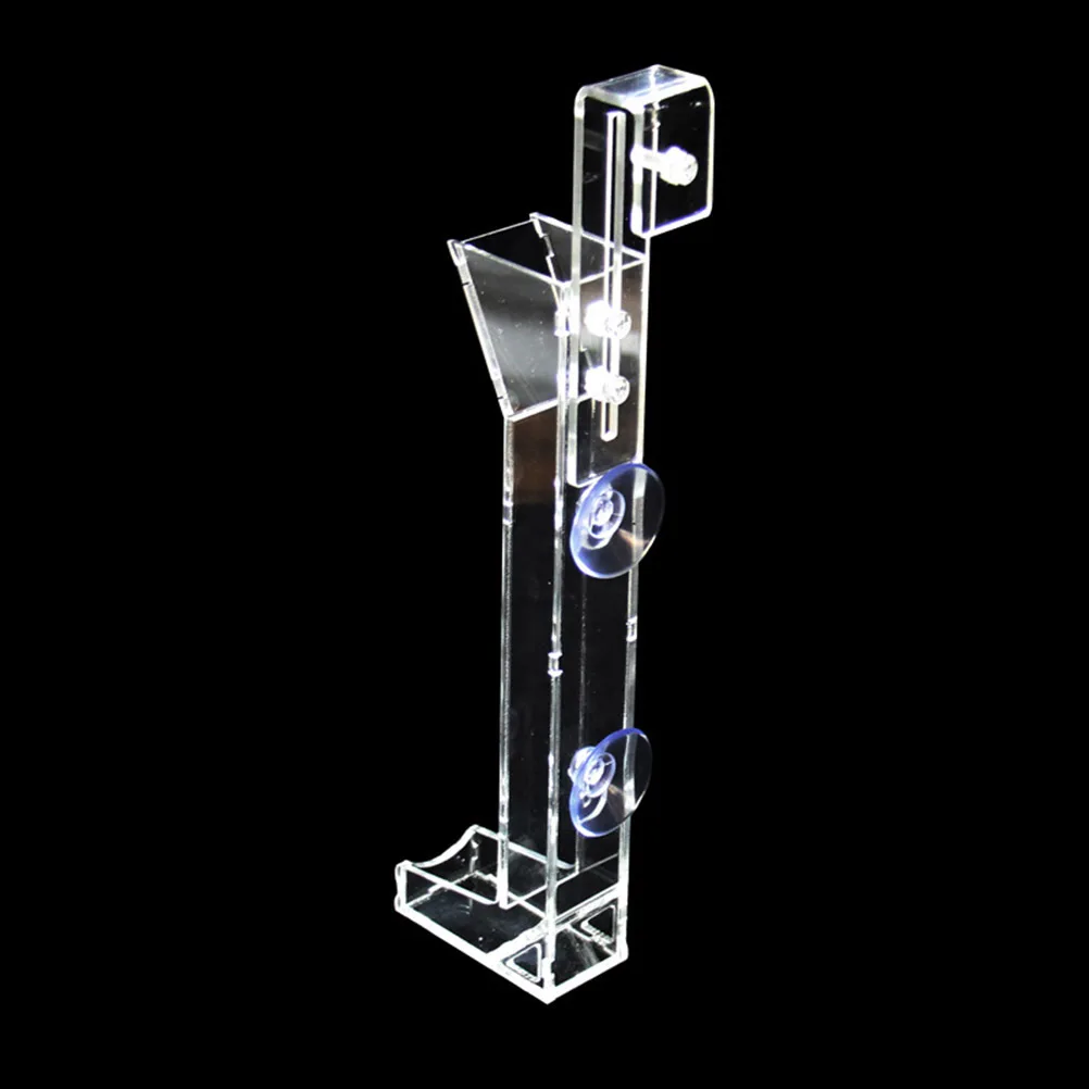 

Shrimp Feeder Tube Acrylic Adjustable 20x6x3cm Feeding Tray for Aquarium Planted Tank Crystal Shrimp