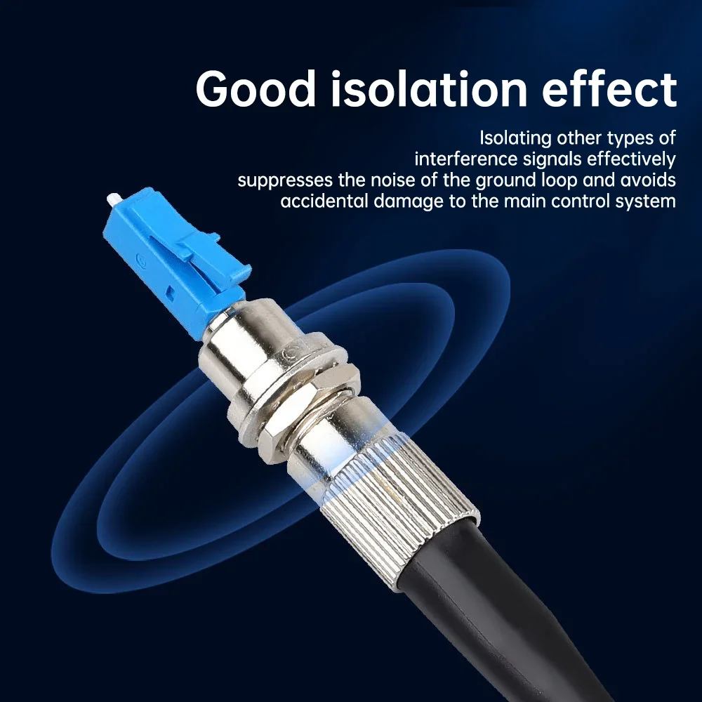 ZoeRax LC/UPC male to FC/UPC Female Adapter Simplex Hybrid Optical Fiber Connector for Visual Fault Optical Locator Jumper