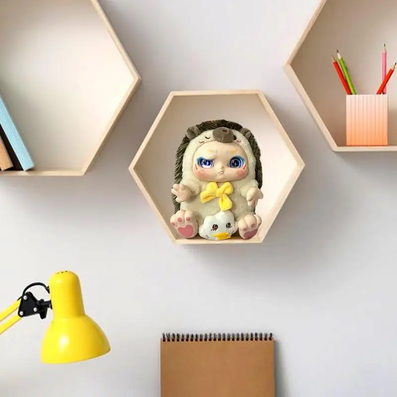 

Фигурка Коллекционная игрушка-орнамент для девочек, фигурка персонажа из мультфильма, кукла, красочная плюшевая модель, домашний декор для детей, мальчиков и девочек