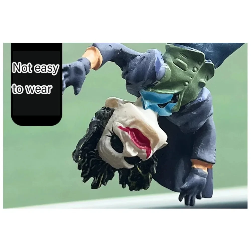 Car Resin Pendant Creative Car Rearview Mirror Cowhide Cartoon Pendant Christmas Gift New Product