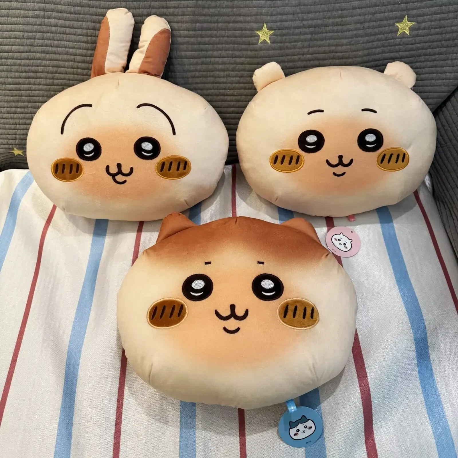 Chiikawa Hachiware Bread Plush Car Headrest Waist Cushion Usagi Soft Stuffed Neck Pillow for Car Seat Birthday Gift for Girl - view 3