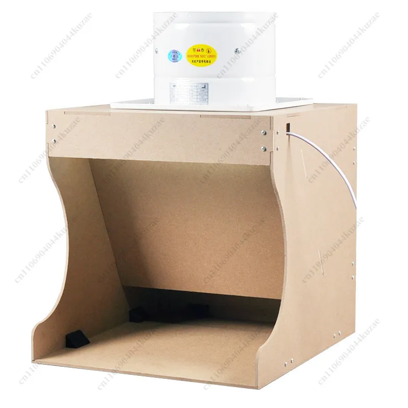 Negative Pressure Spray Booth with Exhaust Fan for DIY Model Painting Workstation