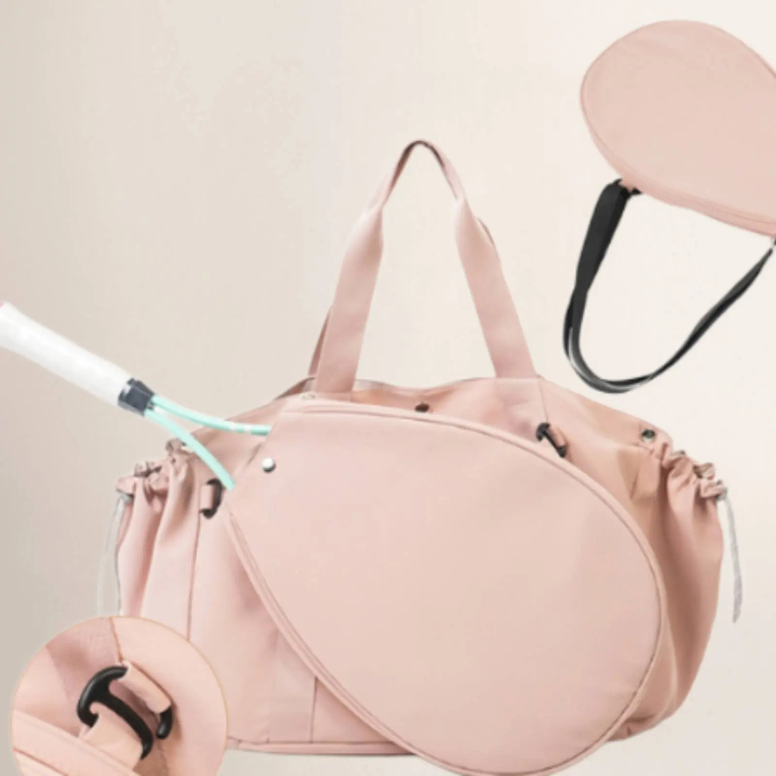 Racket Sport Racket Bag Large Capacity Shoulder Racket Sport Bag Racquet Carrier Abrasion Protection Water for Men, Travel