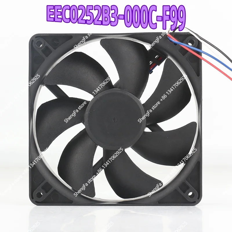 Вентилятор охлаждения SUNON 12025 24V 2.0W 12CM, четырехпроводной, бесшумный, для инверторов, EEC0252B3-000C-F99