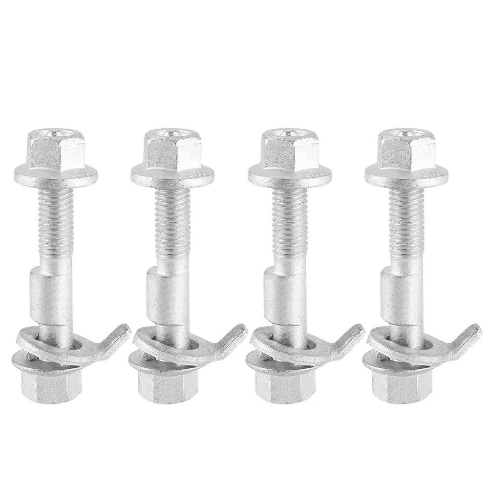 

4Pcs Car Camber Bolt Screw 4 Wheel Correction Alignment Adjustable Tool 12.9 Hardness 12mm