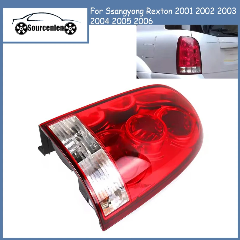 Brand New Original Car Rear Tail Light For Ssangyong Rexton 2001 2002 2003 2004 2005 2006 Stop Brake Lamp 8360108501 8360208501