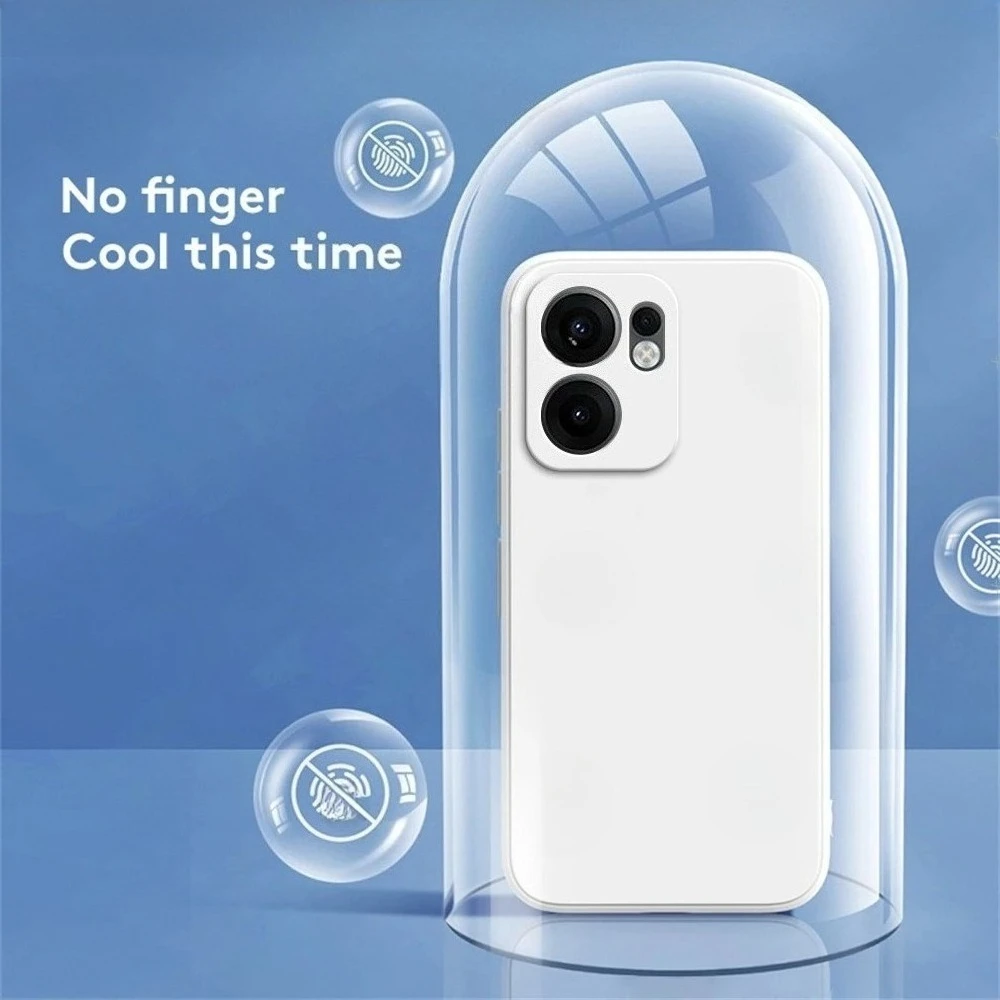 حافظة هاتف ناعمة من السيليكون السائل لهاتف OPPO Reno 13F S Reno13 F FS 5G 6.67 "سيليكون بسيط كلاسيكي موضة غطاء خلفي عالي الجودة