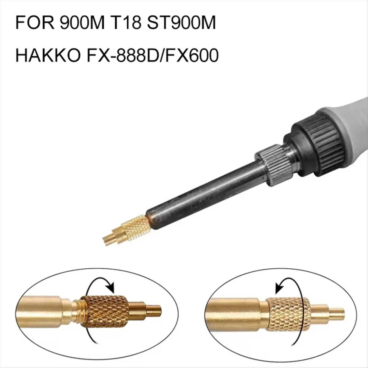 

3D Print Accessory Brass Hot Nut Insertion Kit Heat Iron Thread Head M2-M8 Tips for 936 T65 T85 HS01 Sh72 Soldering [Life diary]