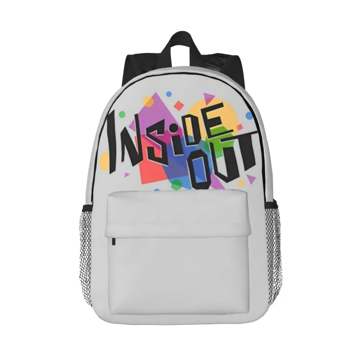 

Inside Out New Fashion High Capacity Waterproof College Backpack Trendy Laptop Travel Book Bag 15inch