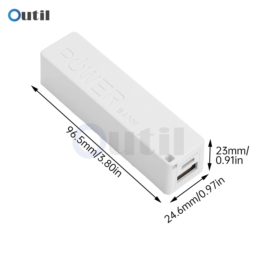 USB Power Bank Case Kit 18650 Battery Charger DIY Box Shell Kit TYPE-C Mini Portable Power Box