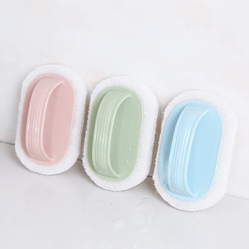 Clean Bathroom Tiles with Handles Kitchen Decontamination Brush Pot Wash Magic Sponge Bath Brush