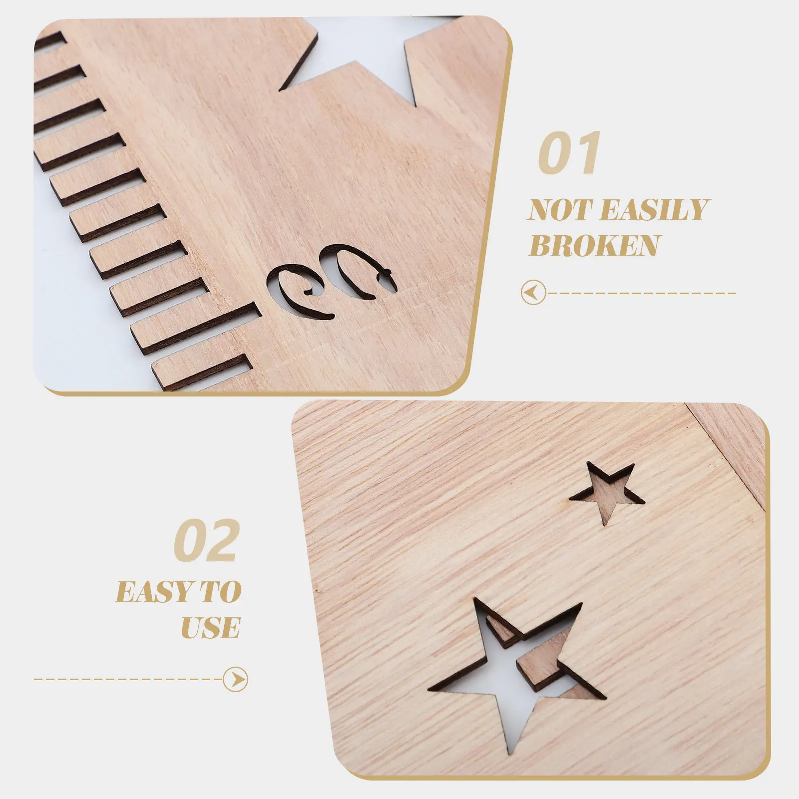 

Набор из 1 шт. Деревянная настенная таблица роста с рисунком звезд для детской комнаты, измеритель роста для детей, декор для детской.