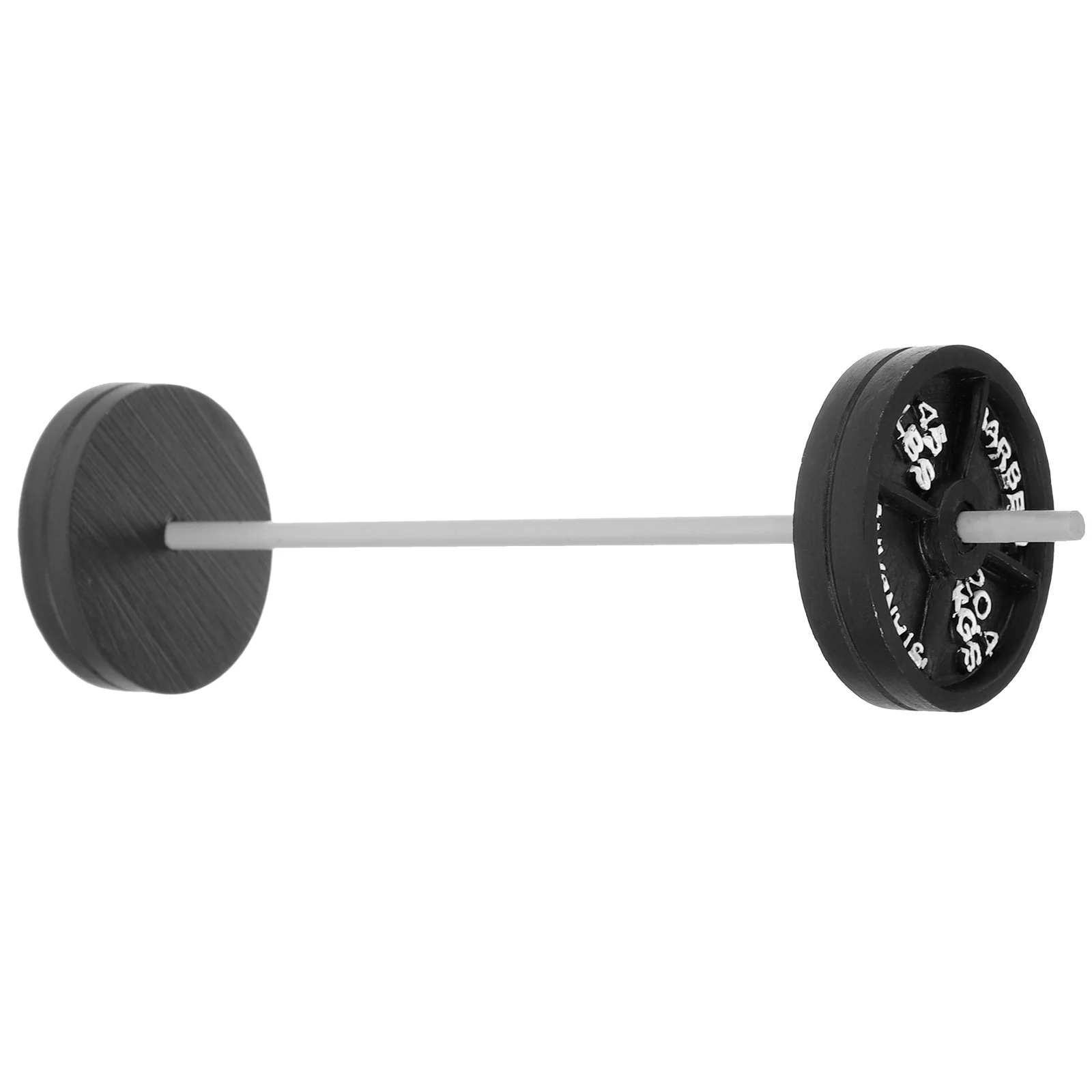 Baby Barbell Model Fitness Dollhouse Accessories Toys Plastic Miniature Sports Equipment