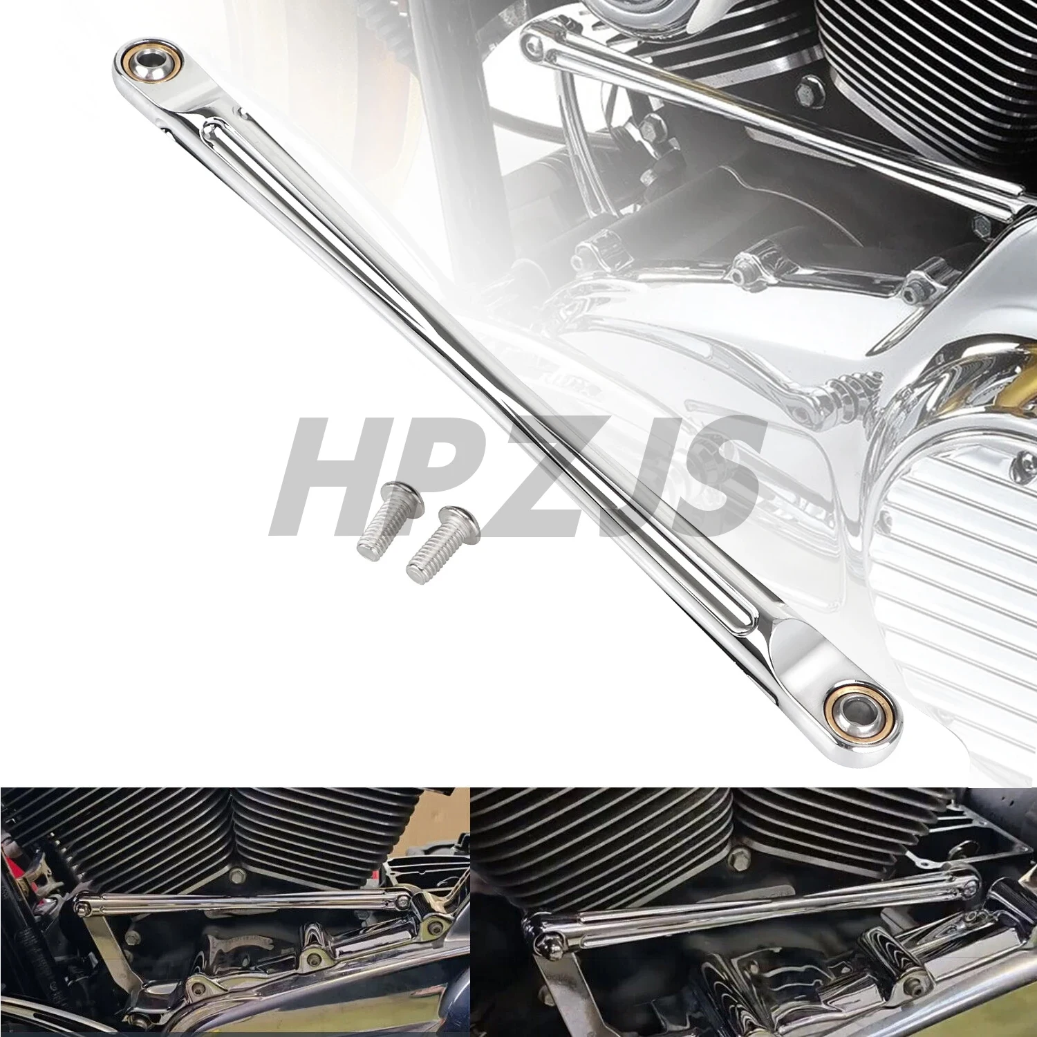 

For Harley Touring Street Road Glide Trike 1986-Up Motorcycle Gear Shift Linkage Lever Shifter Chrome Aluminum