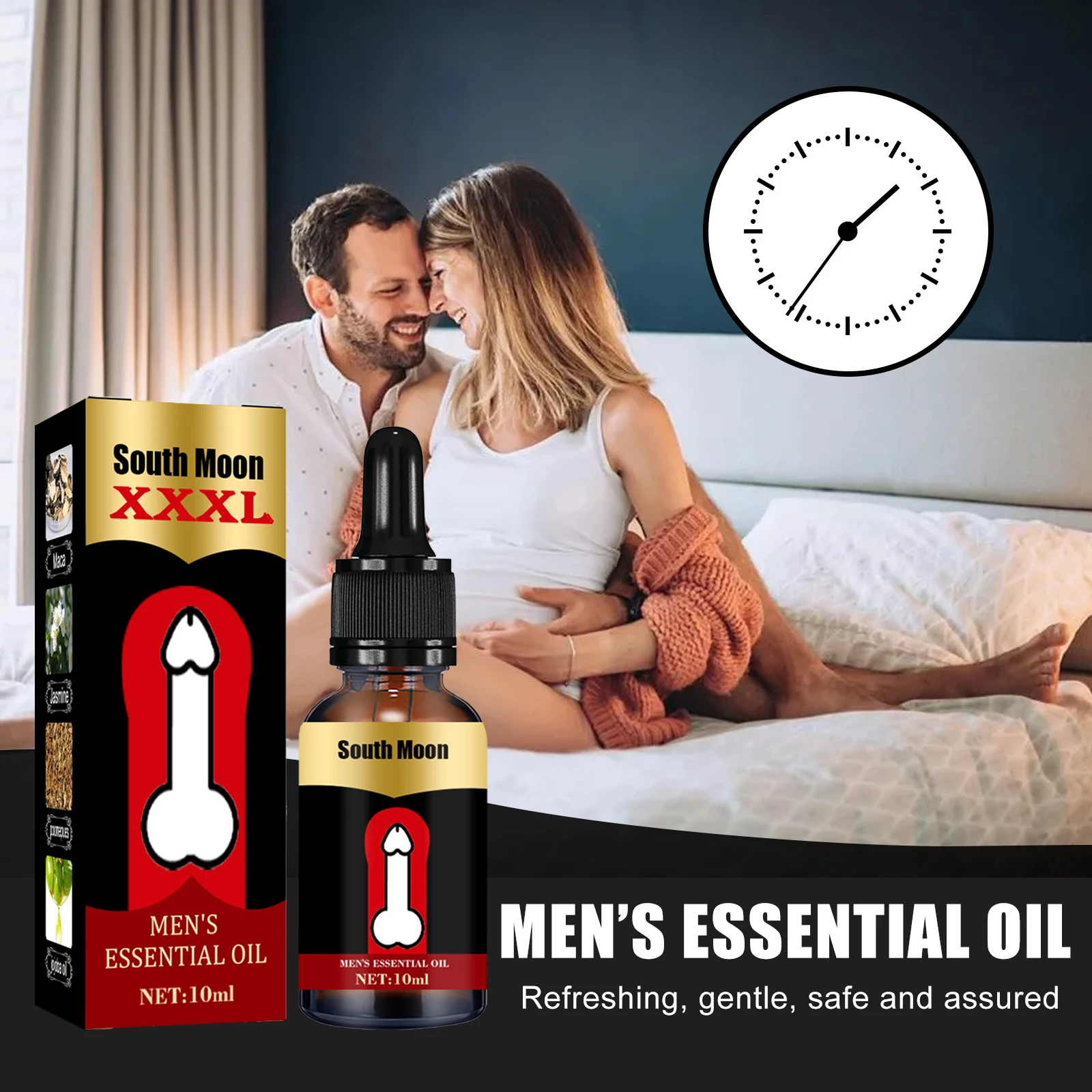 Big Penis Enlargement Oil for Adults Growth Erection Enhancer Sex Delayed Ejaculation Lasting Enlargement Thickening Health Care